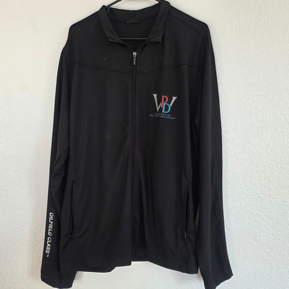 Northern Sport‎ Full Zip Jacket Black Oilfield Class Mens XL
